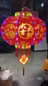 夢(mèng)多福燈籠大門(mén)陽(yáng)臺掛的2026帶燈紅燈籠新年彩燈裝飾春節旋轉燈籠一對 福星高照一對 周長(cháng)188cm直徑60cm LED光源+福字燈牌+吸頂盤(pán) 曬單實(shí)拍圖