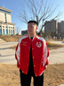 安踏好事發(fā)生丨馬年騏驥紅新年款紅色棒球服夾克男士外套152618709N 【男女情侶同款/高克重/毛呢皮革拼接】濃郁紅-1 3XL 曬單實(shí)拍圖