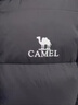 駱駝（CAMEL）抱抱戶(hù)外羽絨服鴨絨加厚面包服秋冬拒水保暖時(shí)尚潮流防風(fēng)運動(dòng)外套 幻影黑，男女同款，A1W2PN121N5 XL 曬單實(shí)拍圖