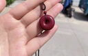 峨眉山高含量朱砂平安扣吊墜紫金砂項鏈護身符男女款寶寶本命年禮物 曬單實(shí)拍圖