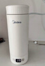 美的（Midea）電熱水杯電熱水壺保溫燒水杯350ml迷你便攜式旅行嬰兒調奶智能恒溫316L不銹鋼無(wú)異味MK-DB35X22 曬單實(shí)拍圖