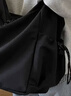 斜挎包大容量托特運動(dòng)日系肩輕便新款休閑包潮流個(gè)性通勤慵懶女單 黑色 曬單實(shí)拍圖