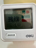 得力（deli）智能插座檢測儀電源驗電器測試儀零火線(xiàn)檢測儀器漏電保護電壓顯示 曬單實(shí)拍圖