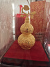 大明銅匠絨沙金葫蘆擺件福祿吉祥家居客廳博古架電視柜酒柜喬遷新居禮物 曬單實(shí)拍圖