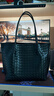 viney包包女包牛皮托特包大容量單肩腋下編織包生日禮物輕奢送女友老婆 曬單實(shí)拍圖