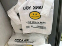 妙馨思加厚大號笑臉塑料袋背心袋超市購物食品打包袋手提方便袋包裝袋子 曬單實(shí)拍圖