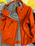 迪卡儂（DECATHLON）硬殼沖鋒衣男女春秋登山防風(fēng)防水單層夾克風(fēng)衣運動(dòng)外套MH500 2024 霞光橙（男女同款）- 亞洲款 新款上市 加內膽選大一碼 M 曬單實(shí)拍圖