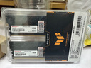 阿斯加特（Asgard）32GB(16GBx2) DDR4 3600 臺式機內存條 金倫加&TUF聯(lián)名款 馬甲條 海力士CJR CL18 黑橙甲 曬單實(shí)拍圖