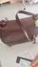 百麗女包26新復古郵差包送禮油蠟質(zhì)感斜挎包F3106AX6 棕色 曬單實(shí)拍圖