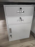 文件柜灰白小柜子帶鎖抽屜柜桌下活動(dòng)柜三抽資料辦公柜鐵皮小矮柜 650高白色一抽 整裝發(fā)貨 0.5mm 曬單實(shí)拍圖