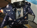 迪普爾 電動(dòng)車(chē)擋風(fēng)被親子電瓶車(chē)春夏四季加絨加厚防水擋風(fēng)衣保暖擋風(fēng)被 親子款【宇航兔】五層側翼加厚 曬單實(shí)拍圖