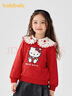 巴拉巴拉女童衛衣2025春秋上衣可愛(ài)【HelloKittyIP商場(chǎng)同款】201125121007 曬單實(shí)拍圖