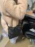 Songmont山下有松百納系列手拿包女手提斜跨垃圾袋通勤流浪包 黑檀色mini 現貨 曬單實(shí)拍圖