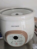 天際（TONZE）電燉鍋 母嬰輔食鍋 煮粥鍋煲湯鍋 燕窩燉盅養生熬湯 1L小容量燉鍋 白瓷水密封內膽 米白色 1L 新款母嬰微壓燉鍋 曬單實(shí)拍圖