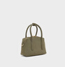 CHARLES&KEITH簡(jiǎn)約仿麂皮手提斜挎小方包生日禮物送女友CK2-30782729-1 Deep Olive深橄欖色 S 曬單實(shí)拍圖