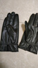 皮爾卡丹真皮手套男士【純山羊皮】冬季加絨保暖戶(hù)外防風(fēng)可觸屏手套 曬單實(shí)拍圖