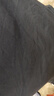 名創(chuàng  )優(yōu)品（MINISO）純棉男款長(cháng)袖秋季寬松透氣圓領(lǐng)情侶款重磅內搭打底t恤 深灰 2XL 曬單實(shí)拍圖