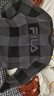 FILA 斐樂(lè )官方男裝編織衫2026春新款時(shí)尚舒適棋盤(pán)格新年紅色套頭毛衣 正黑色-BK L 175/96A/L 曬單實(shí)拍圖