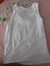 拇指白小T男士背心春夏純棉內穿男生打底汗衫運動(dòng)健身無(wú)袖內搭  白色 M  曬單實(shí)拍圖