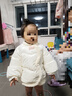 巴拉巴拉童裝兒童羽絨服嬰兒外套2025新寶寶女童春裝新年拜年服新中式衣服 白色調00311-白鴨絨 90 充絨量59g 曬單實(shí)拍圖