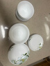 厚秀堂景德鎮骨瓷碗碟盤(pán)套裝家用組合新款陶瓷餐具中式簡(jiǎn)約飯碗面碗 6英寸高腳面碗（2個(gè)）百合花 曬單實(shí)拍圖