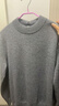 京東京造【純山羊絨】高端羊絨衫羊毛衫毛衣男冬季禮盒新年送禮 灰色 XL 曬單實(shí)拍圖