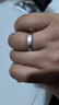 千足尹刻字999足銀戒指男女情侶定制素圈單身閉口簡(jiǎn)約光面小指尾節日禮 10號(周長(cháng)50mm) 曬單實(shí)拍圖