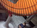 長(cháng)虹（CHANGHONG）取暖器/小太陽(yáng)/電暖氣/取暖器家用/電熱扇/電暖爐 搖頭臺地兩用 CDN-RT23LSS 曬單實(shí)拍圖