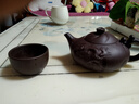 和風(fēng)日善宜興原礦紫砂功夫茶杯主人品茗杯單杯紫砂杯茶碗杯子小口杯品茗杯 老紫泥鼓子杯（單個(gè)杯） 曬單實(shí)拍圖