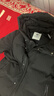 坦博爾羽絨服男士短款連帽保暖冬款外套厚25年新款5550325D 黑色175 曬單實(shí)拍圖