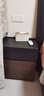 屋術(shù)意式極簡(jiǎn)床頭柜保險箱一體大容量50cm多功能床邊防盜儲物柜 0.5米【保險柜款】黑橡木紋+胡桃木紋 曬單實(shí)拍圖