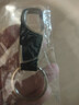 車(chē)皮革鑰匙扣金屬鑰匙圈皮鑰匙扣商務(wù)廣告小禮品真皮鑰匙扣 黑色 曬單實(shí)拍圖