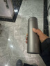 水莫停純鈦保溫杯智能顯溫茶水分離大容量男款女高檔泡茶杯禮物水杯子 鈦原灰 曬單實(shí)拍圖