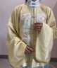 重回漢唐溶溶月豎領(lǐng)對襟襖馬面裙套裝原創(chuàng  )明制漢服女款秋冬款 淺黃色豎領(lǐng)對襟襖/預售 付款60天內發(fā)貨 M 曬單實(shí)拍圖