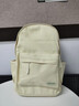 唐獅書(shū)包女初中生高中生簡(jiǎn)約百搭雙肩包日系純色休閑男大學(xué)生輕便背包 曬單實(shí)拍圖