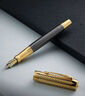 派克（PARKER）鋼筆 簽字筆 商務(wù)辦公定制送禮男女生日禮物 威雅XL經(jīng)典黑金夾墨水筆 曬單實(shí)拍圖