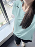 安踏（ANTA）跑步套裝女晨跑服2026新款短袖健身速干衣專(zhuān)業(yè)網(wǎng)紅運動(dòng)服顯瘦 5106海宴藍 冰絲速干兩件套 M 曬單實(shí)拍圖