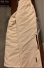 蕊宸防水羽絨褲女外穿冬季東北零下40度防寒褲加厚沖鋒褲登山三防棉褲 米白色 M 95-105斤選 曬單實(shí)拍圖
