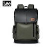Lee戶(hù)外雙肩包男登山旅行包大容量背包女學(xué)生書(shū)包16寸電腦包 墨綠色 曬單實(shí)拍圖