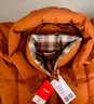 鴨鴨（YAYA）中長(cháng)款羽絨服女2025年新款冬季時(shí)尚復古休閑百搭連帽保暖鴨絨外套 日光橙色 M /160 曬單實(shí)拍圖