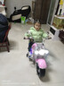 邁多熊兒童摩托車(chē)電動(dòng)車(chē)大號寶寶玩具車(chē)可坐大人雙人3-17歲男女充電童車(chē) 烤漆粉12V9電瓶570電機手擰軟輪 曬單實(shí)拍圖