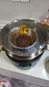 電蒸鍋多功能家用大容量三層電蒸籠預約定時(shí)多層蒸饅頭智能蒸煮鍋電熱鍋電火鍋多用途鍋早餐蒸包子蒸煮一體鍋 32CM金邊綠(智能款)五層蒸籠 曬單實(shí)拍圖