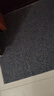 迪茵（DIYIN）入戶(hù)門(mén)地墊門(mén)口腳墊絲圈門(mén)墊汽車(chē)蹭腳墊防滑墊 加厚黑灰80*120cm 曬單實(shí)拍圖