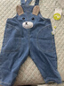 嘟嘟家寶寶牛仔背帶褲春秋新款男童褲子春裝洋氣女童長(cháng)褲兒童春裝vip 牛仔藍 80 曬單實(shí)拍圖