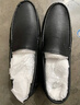 蜘蛛王男士皮鞋春秋新透氣軟底商務(wù)一腳蹬休閑豆豆鞋男 22731 黑色 39 曬單實(shí)拍圖