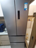 美的（Midea）417法式多門(mén)四開(kāi)門(mén)嵌入式60CM超薄一級雙變頻智能家用電冰箱MR-417WFPE流蘇銀煥新補貼 曬單實(shí)拍圖
