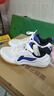 李寧（LI-NING）乒乓球鞋男女專(zhuān)用國家隊訓練款業(yè)牛筋色底防滑運動(dòng)鞋 白藍42 曬單實(shí)拍圖