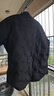 太平鳥(niǎo)男裝輕薄羽絨服冬季寬松短款襯衫式保暖外套黑色防寒夾克 黑色（寬松)第三批 XL 曬單實(shí)拍圖