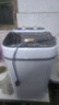 揚子半/全自動(dòng)洗衣機迷你小型洗脫一體內衣內褲洗衣機洗襪子機神器學(xué)生宿舍母嬰兒童單身宿舍租房 白8【六代電機+加厚機身+藍光+甩桶+10分快洗】 曬單實(shí)拍圖
