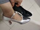 蘭心含章走秀鞋模特T臺7公分高跟鞋服表藝考生考試專(zhuān)用鞋乘務(wù)鞋子 黑色 7cm （建議拍大一碼） 37 曬單實(shí)拍圖